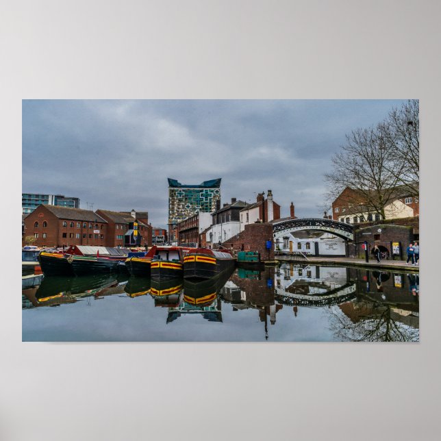 Gas Street Basin Birmingham poster (Frente)
