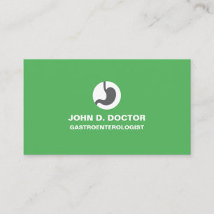 Gastrologista ou cartão de visita gastrólogo ver