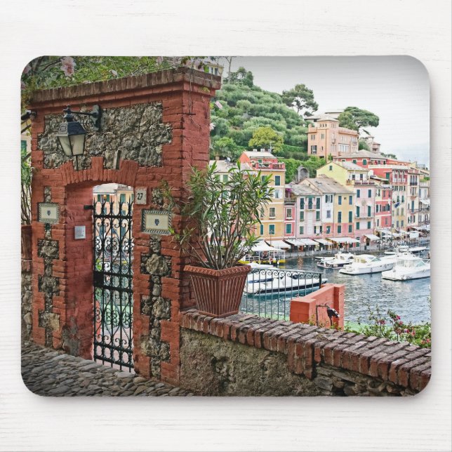 Gateway to Paradise - Portofino, Itália Mousepad (Frente)
