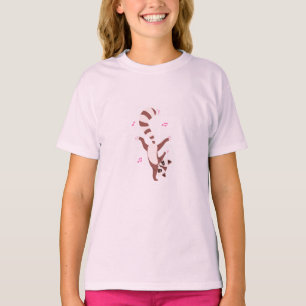 Gatinha Bailarina Rosa   Camiseta Fofa para Crianç