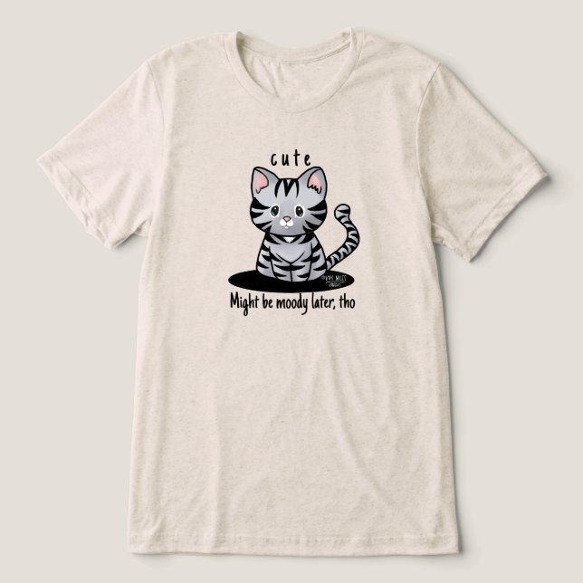 Gatinho Atigrado Fofo (Design frontal)