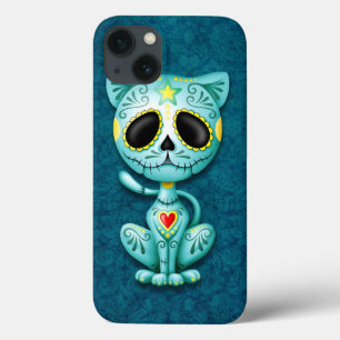 Gatinho azul do açúcar do zombi