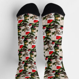 Gatinho Bonito brincando com Gato de Árvore de Nat