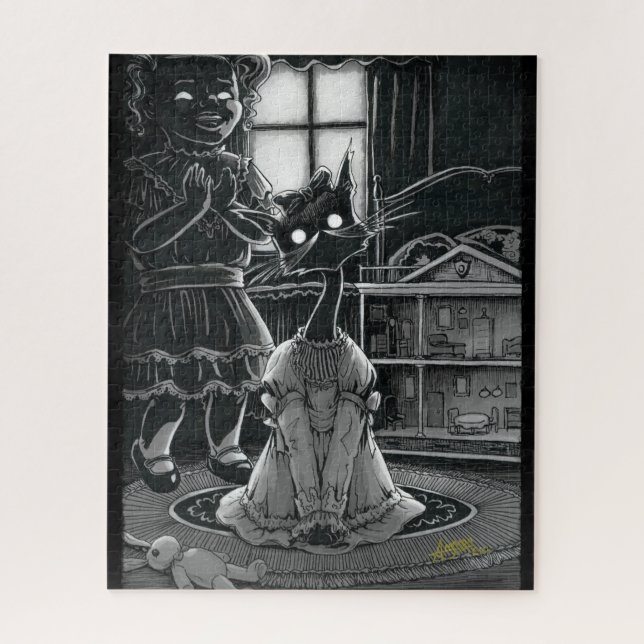 Gatinho Boo ganha Quebra-cabeça Rico (Vertical)