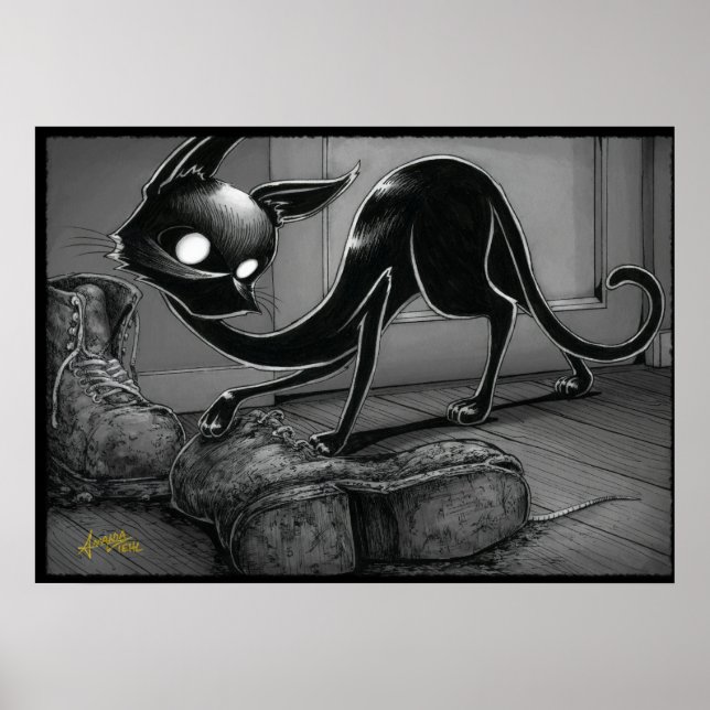 Gatinho Boo lança Poster de inicialização (Frente)