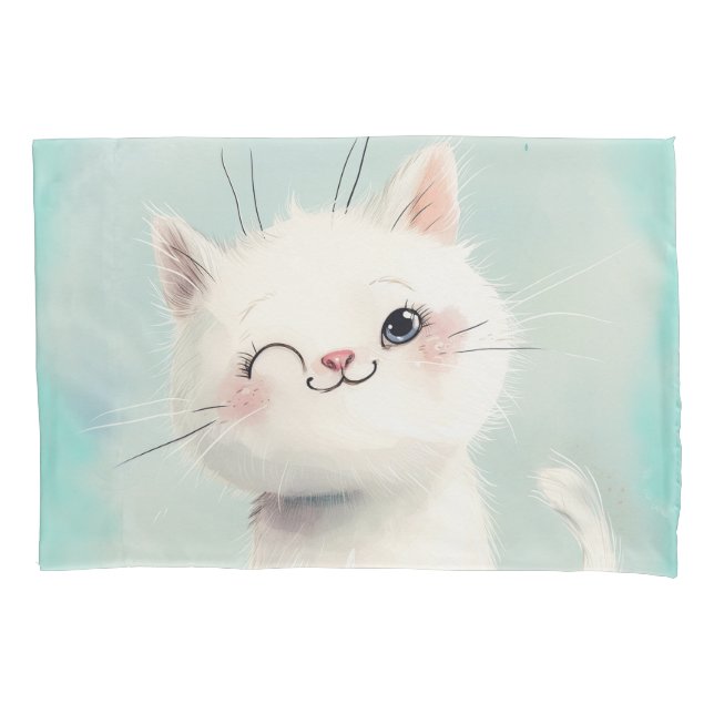 Gatinho Branco Bonito (Frente)