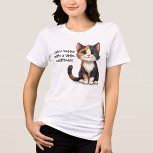 Gatinho Calico Caprichoso com Cattitude