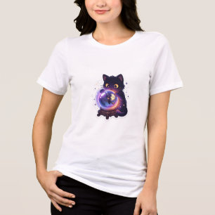 Gatinho da Bola de Cristal Adivinho Gato Halloween