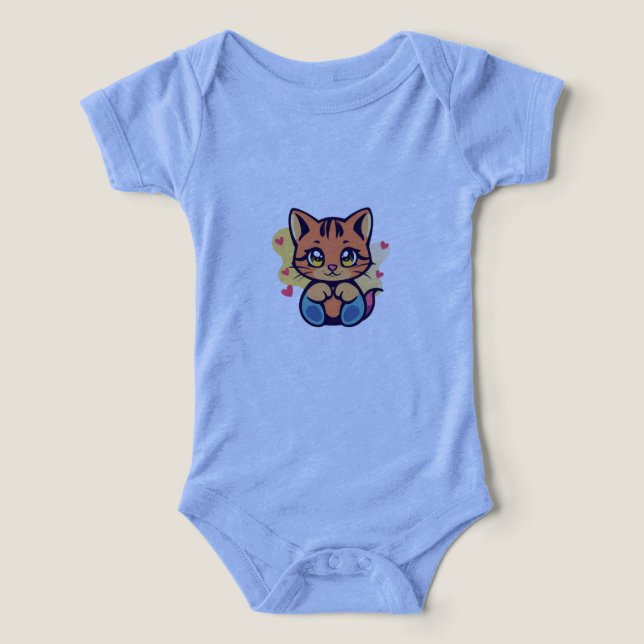 Gatinho de Amor Adorável (Design frontal)