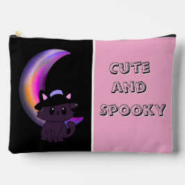 Gatinho de Halloween e Lua Crescente Personalizada