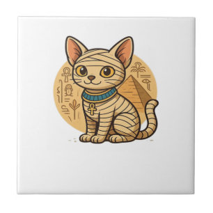 Gatinho de Mamãe � Arte do Antigo Egito Camiseta O