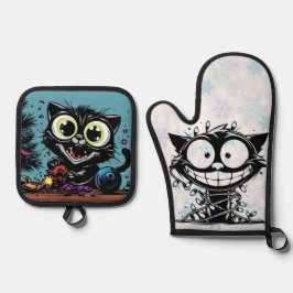 Gatinho de Natal louco