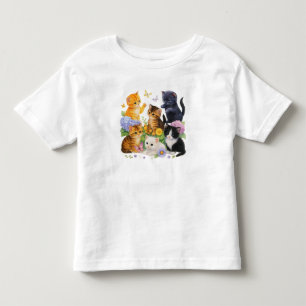 Gatinho Fofo Camisa de Gato Antigo Amante
