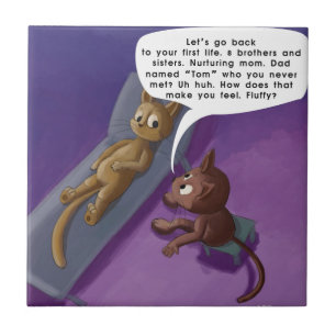 Gatinho Fofo na Terapia Cartoon Engraçado de Gato