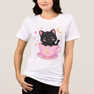 gatinho fofo na xícara