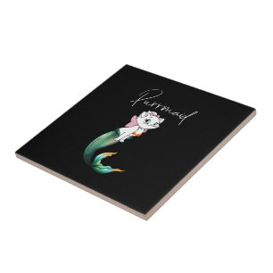 Gatinho Gato-Purê - Design de Gato-Sereia Divertid