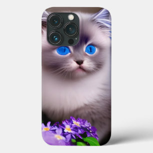 Gatinho Himalaio De Olhos Azuis E Bonitos