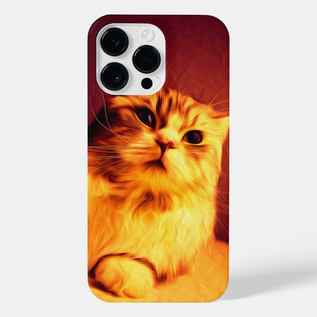 gatinho Lola Ginger iPhone 11 12 13 14 Capas (Verso)