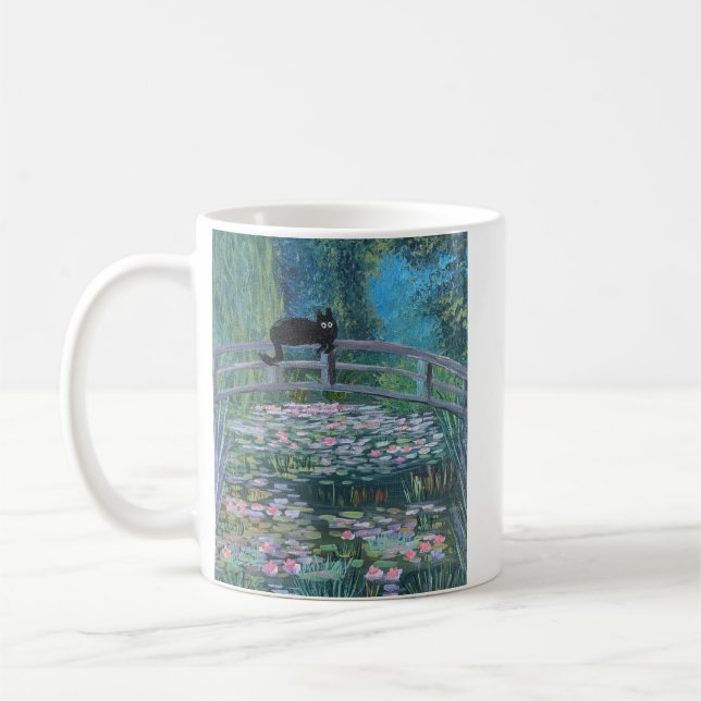 Gatinho na caneca Monet (Esquerda)