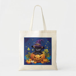 Gatinho Personalizado de Bolsa de  do Halloween Ca