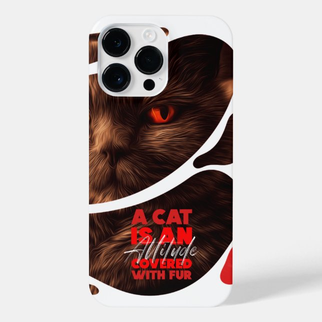 gatinho "Sammy Midnight" iPhone 11 12 13 14 Capas (Verso)