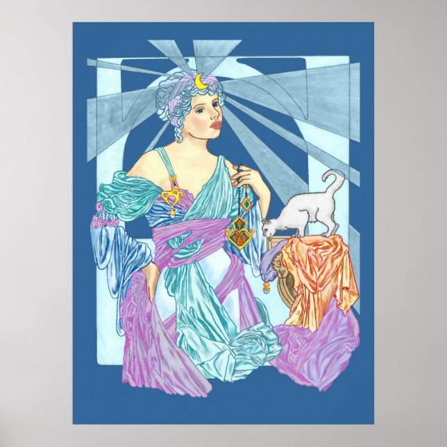 Gatinho Selene Poster (Frente)