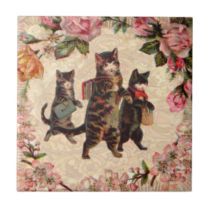 Gatinhos Antiquados Bonito de Cat Vintage