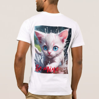 Gatinhos de camisas de serra curta de Bella Canvas