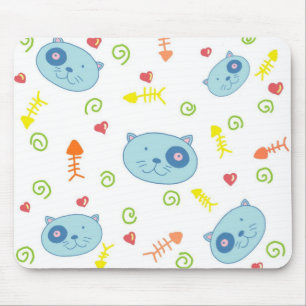 Gatinhos Mousepad de Handrawn