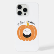 Gato Aboborado Festivo Fofo Halloween iPhone 1