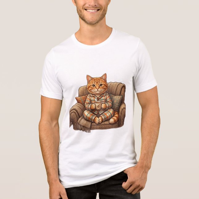 Gato Aconchegante da Hora do Chá (Frente)