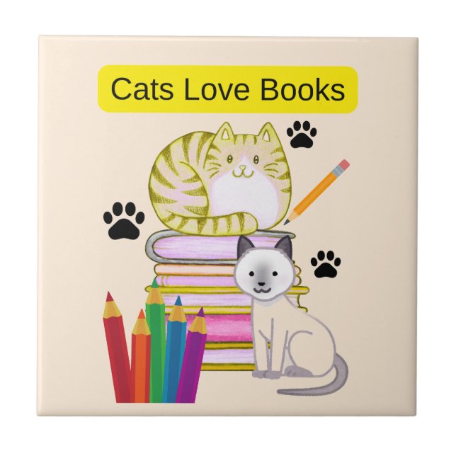 Gato Ama Livros (Frente)