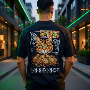 Gato Amante Diferente Fio de Crochê Engraçado