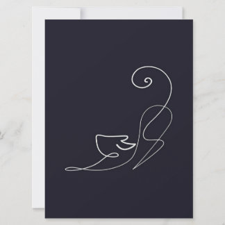 Gato Animal | Arte de linha | Oferta de Escritório