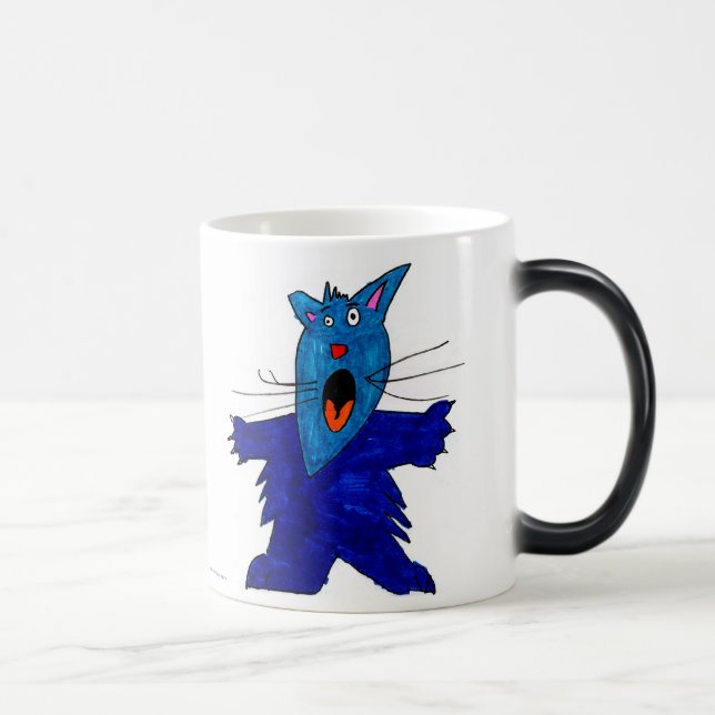 Gato Assustador Cooper Nielsen, 10 anos - caneca m (Direita)