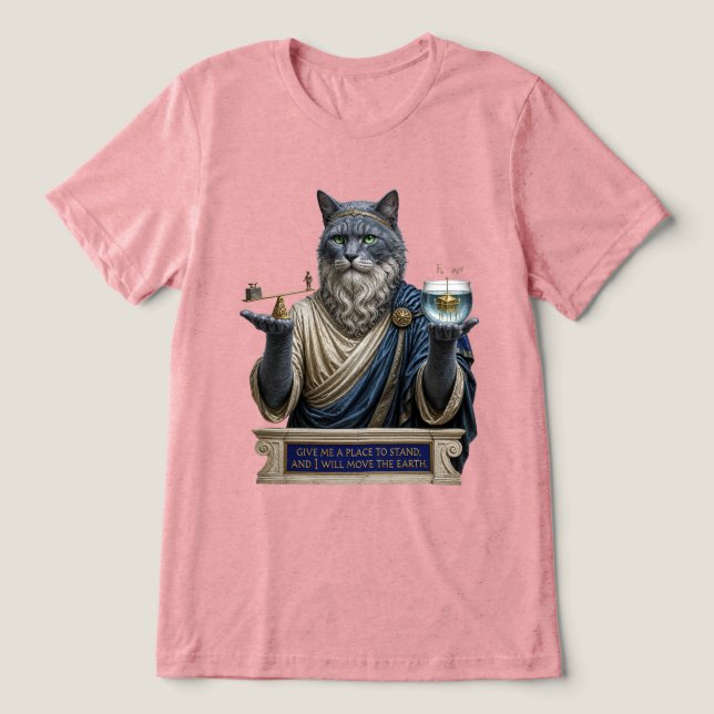 Gato Azul Russo Arquimedes (Design frontal)