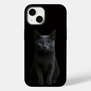 Gato Azul Russo Black 4 Luxe iPhone 14 Case-Mate