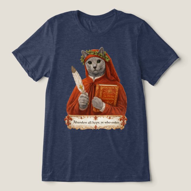 Gato Azul Russo Dante Alighieri (Design frontal)