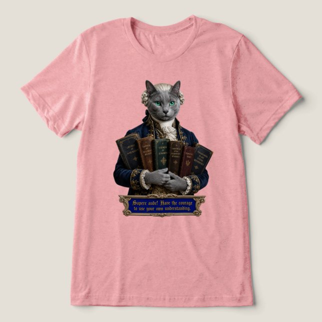 Gato Azul Russo Immanuel Kant (Design frontal)