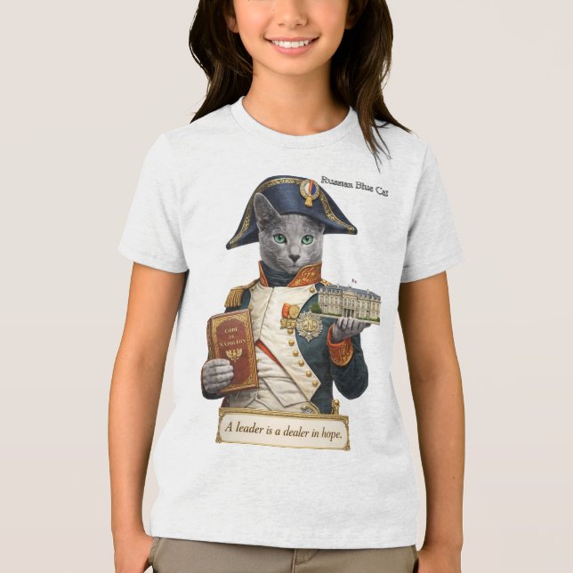 Gato Azul Russo Napoleão Bonaparte (Frente)