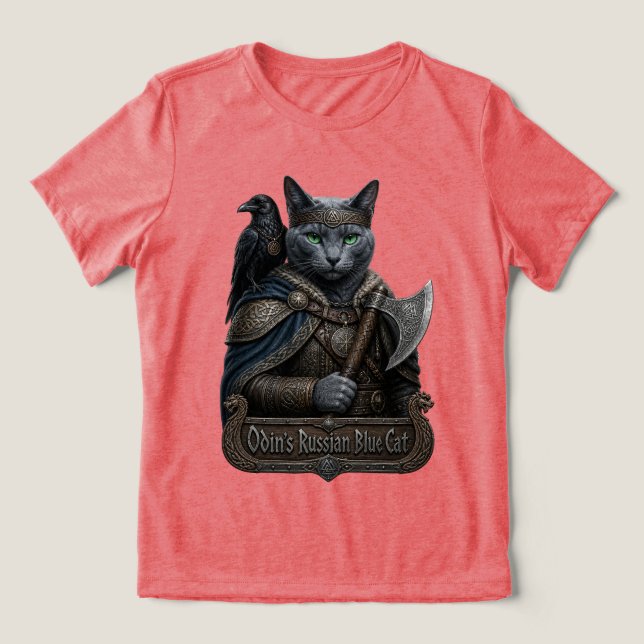 Gato Azul Russo Nobre Odin (Design frontal)