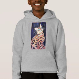 Gato Bengal Neon Noir