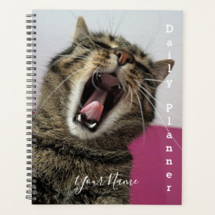 Gato Bocejando - Planejador Diário- HAMbWG