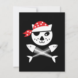 Gato Bonito E Engraçado De Crianças Piratas