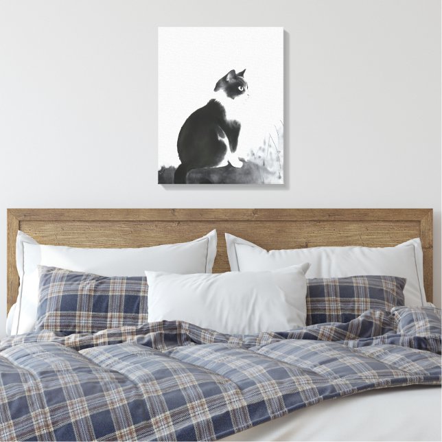 Gato Bonito Home Decor Canvas Art Wall Art (Insitu(Quarto))