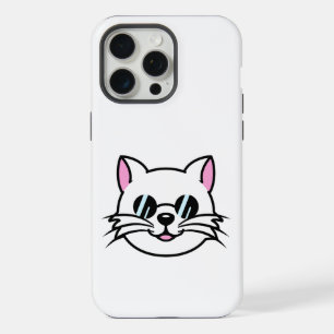 Gato Branco Usando Óculos Pretos / Óculos de Sol