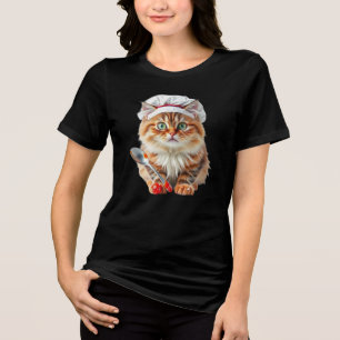 Gato Chef com Chapéu de Farinha e Colher – Gato Co