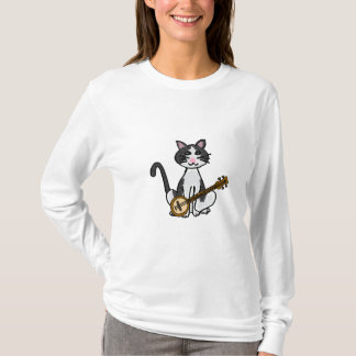 Gato CO que joga a camisa do banjo