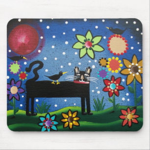 Gato com atitude por LORI EVERETT Mousepad
