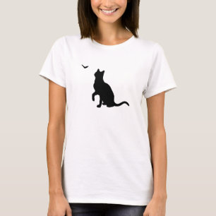 Gato com borboleta Limão de camisa